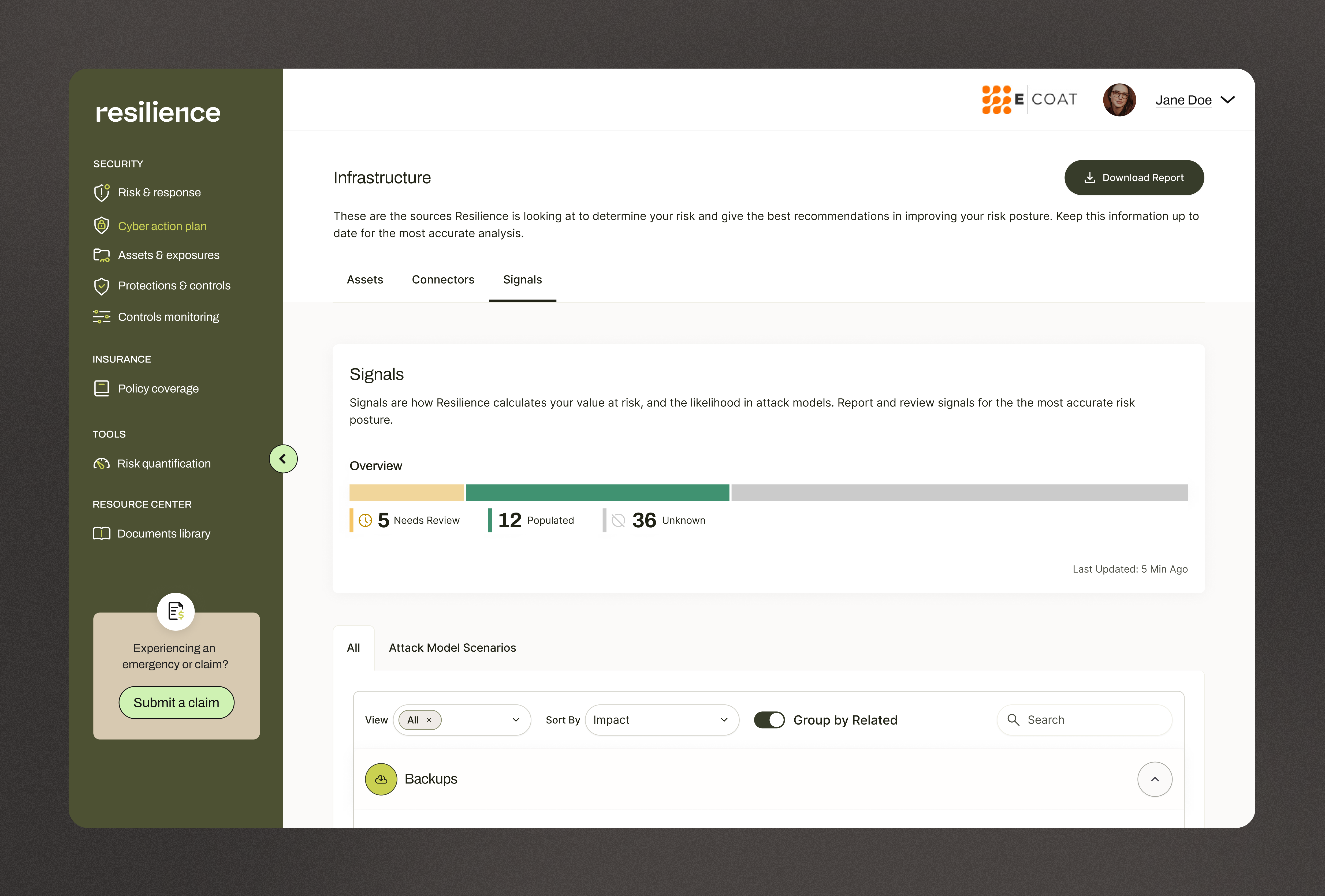 Cyber Risk Profile Builder 2024 · Before